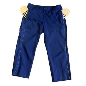Nike Golf Tour Performance‎ Dri-Fit Golf Pants Womens Sz 8 33x24" Blue S#113L